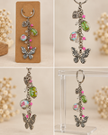 Garden Butterfly Cascade Keychain