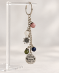 Never Give Up Garden Keychain