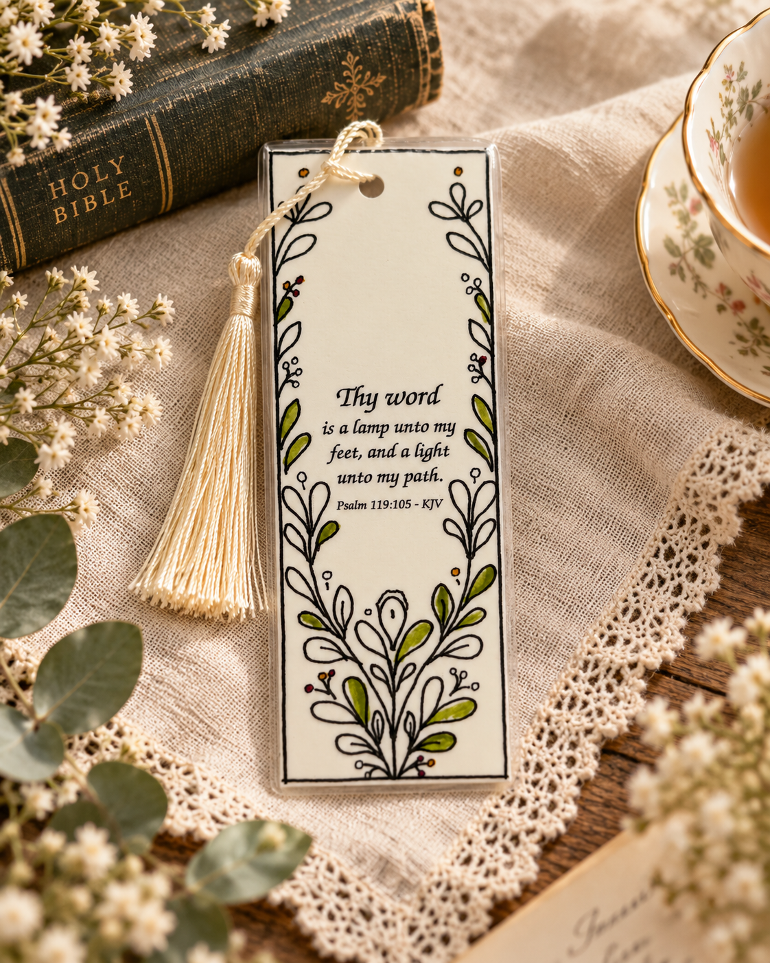 Thy Word Bookmark — Psalm 119:105 KJV
