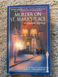 Murder on St. Mark's Place by Victoria Thompson — actual used copy, front cover