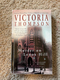 Murder on Lenox Hill by Victoria Thompson — actual used copy, front cover