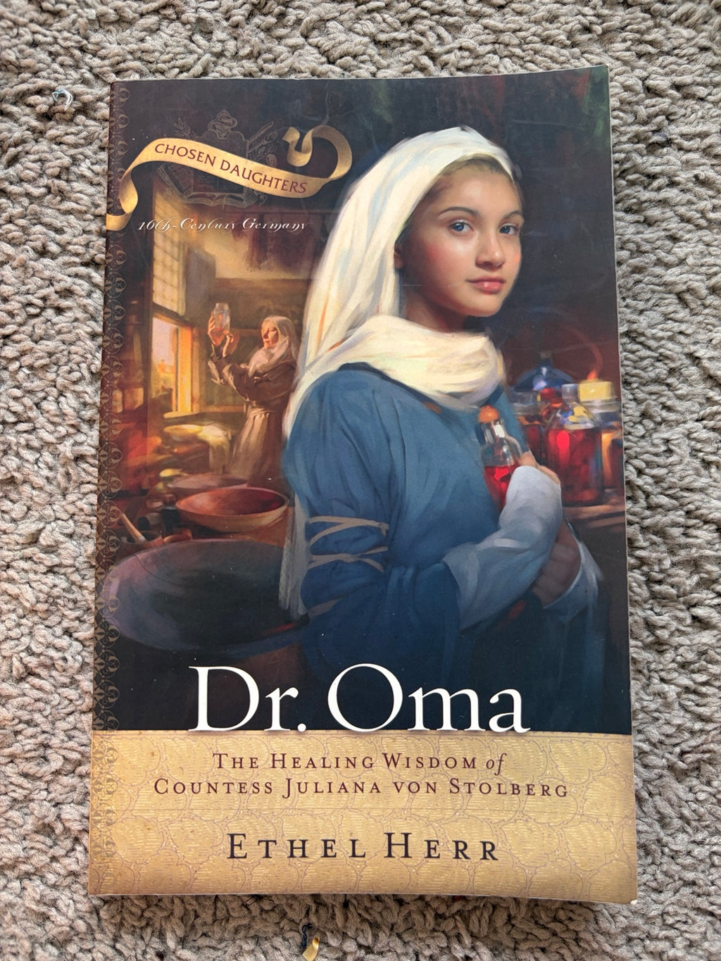 Dr. Oma by Ethel Herr — actual used copy, front cover