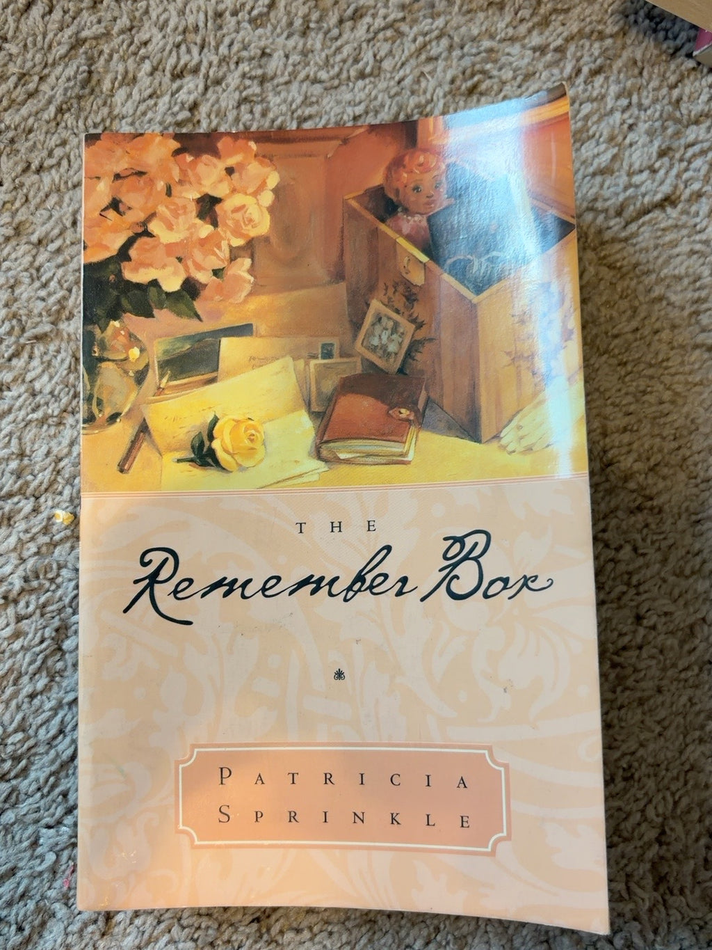 The Remember Box by Patricia Sprinkle — actual used copy, front cover