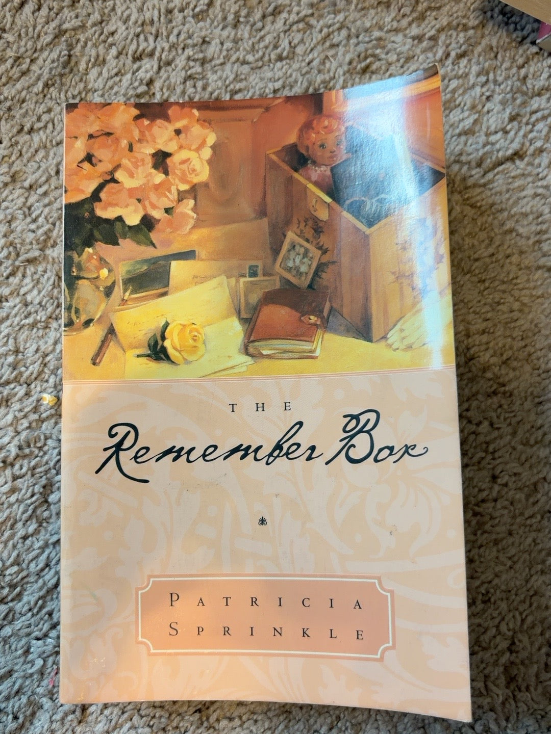 The Remember Box by Patricia Sprinkle — actual used copy, front cover