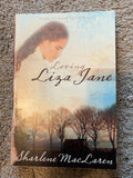 Loving Liza Jane by Sharlene MacLaren — actual used copy, front cover