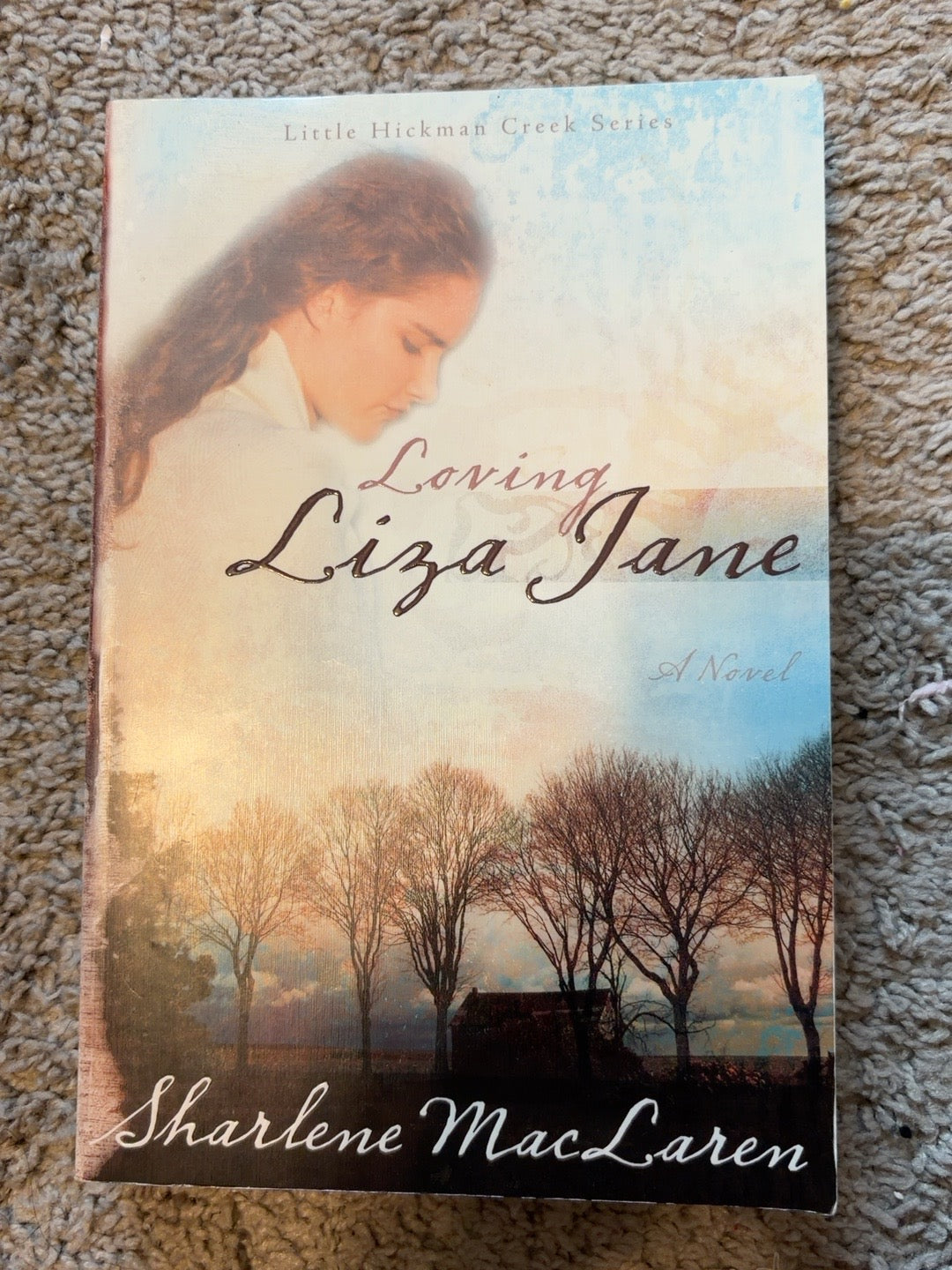 Loving Liza Jane by Sharlene MacLaren — actual used copy, front cover