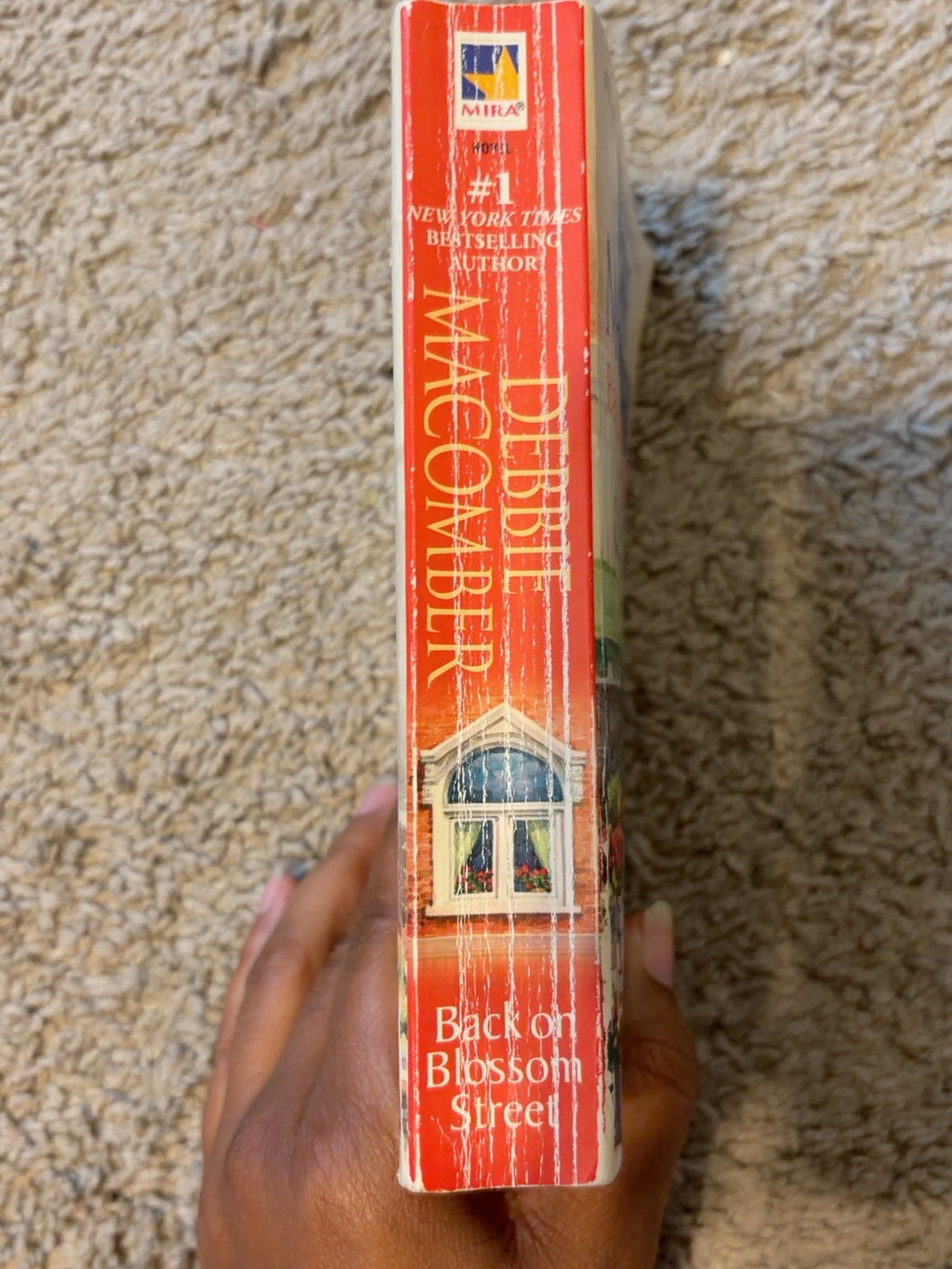 Back on Blossom Street by Debbie Macomber — actual used copy, condition detail