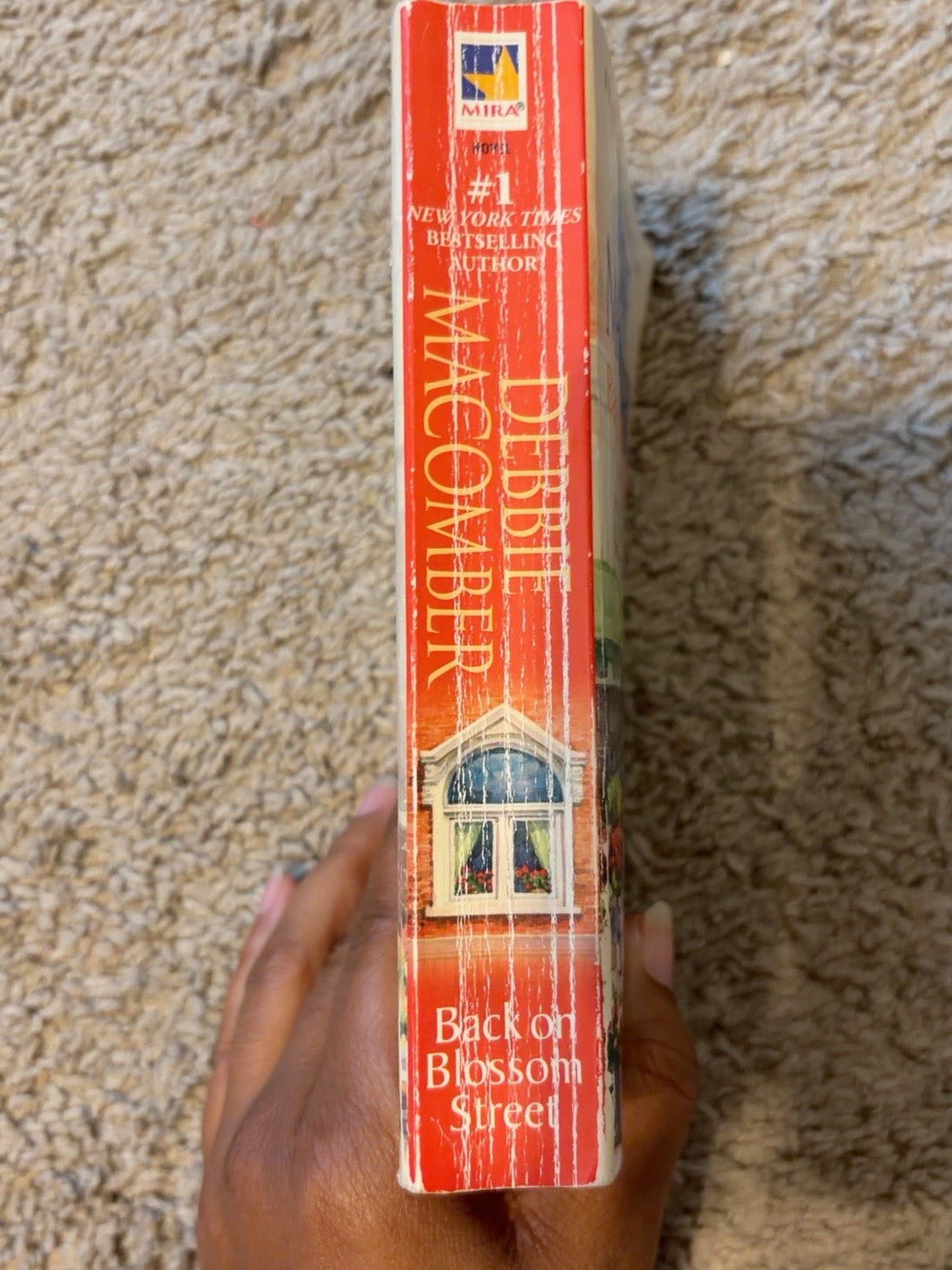 Back on Blossom Street by Debbie Macomber — actual used copy, condition detail